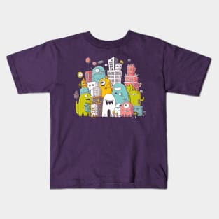 Monster in da City 03 Kids T-Shirt